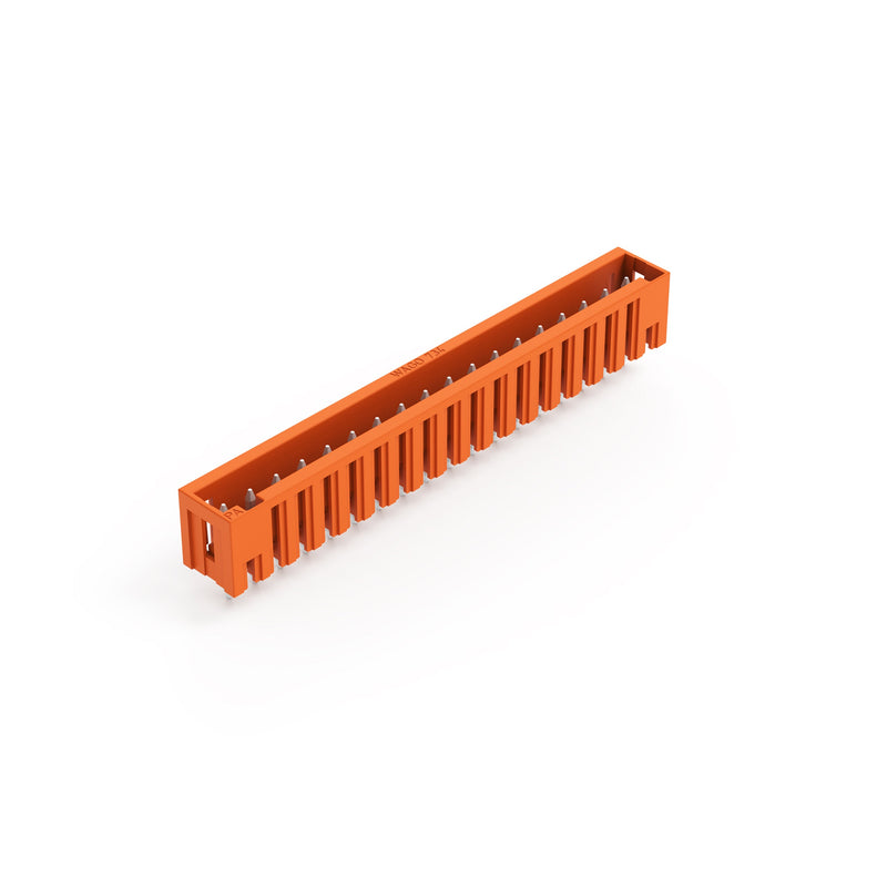 WAGO - Leiterplattensteckverbinder THT-Stiftleiste Lötstift 734-248/046-000 1,0x1,0,gerade,or − 50 Stück