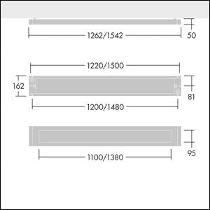 Thorn - Decken-/Wandleuchte LED-Aufputzleuchte PUNCH 3LRO #96636043 830