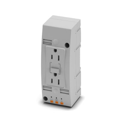 Phoenix Contact - Steckdose Reiheneinbau Doppelsteckdose EO-AB/PT/LED#1263626