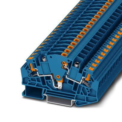 Phoenix Contact - Trenn- und Messtrenn-Reihenklemme Messwandler-Trennklemme PTVME 6/S-P BU