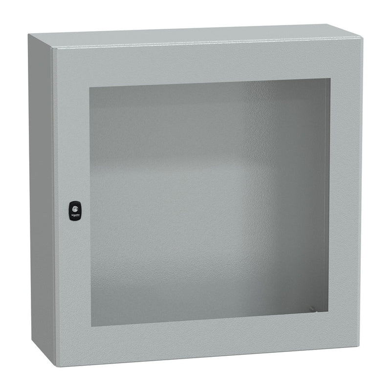 Schneider Electric - Gehäuse/Schaltschrank (leer) Wandschrank RAL 7035 NSYS3D8830T 800x800x300 Sichttür