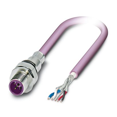 Phoenix Contact - Patchkabel Kupfer Gerätesteckverbinder SACCEC-M12MS#1239892 Vorderwand
