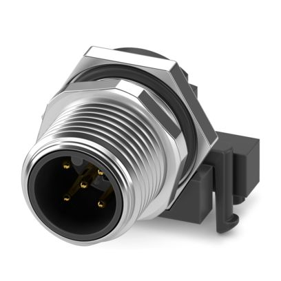 Phoenix Contact - Rundsteckverbinder, feldkonfektionierbar (Industriesteckverbinder) Gerätesteckverbinder SACC-DSIV-M1#1396609 Hinterwand − 10 Stück