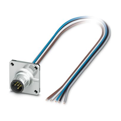 Phoenix Contact - Patchkabel Kupfer Gerätesteckverbinder SACC-SQ-M12M#1239718 Vorderwand