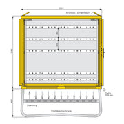 Walther Werke - Baustromverteiler Modulverteiler bis 630A WVM003 m.1100mm Einbauplatz
