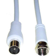 E+P Elektrik - Konfektioniertes Koaxkabel F-Anschlusskabel 1,5m ws FP 15 LOSE F-Stecker+Koax-Steck