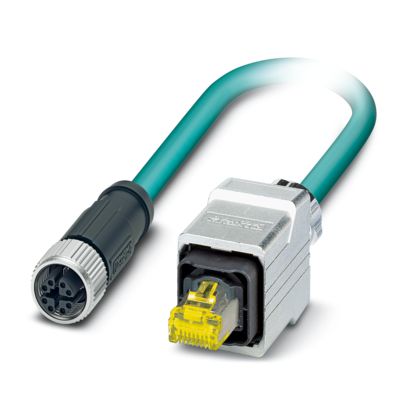 Phoenix Contact - Konfektioniertes Sensor-Aktor-Kabel Netzwerkkabel NBC-M12FSX/1#1080738