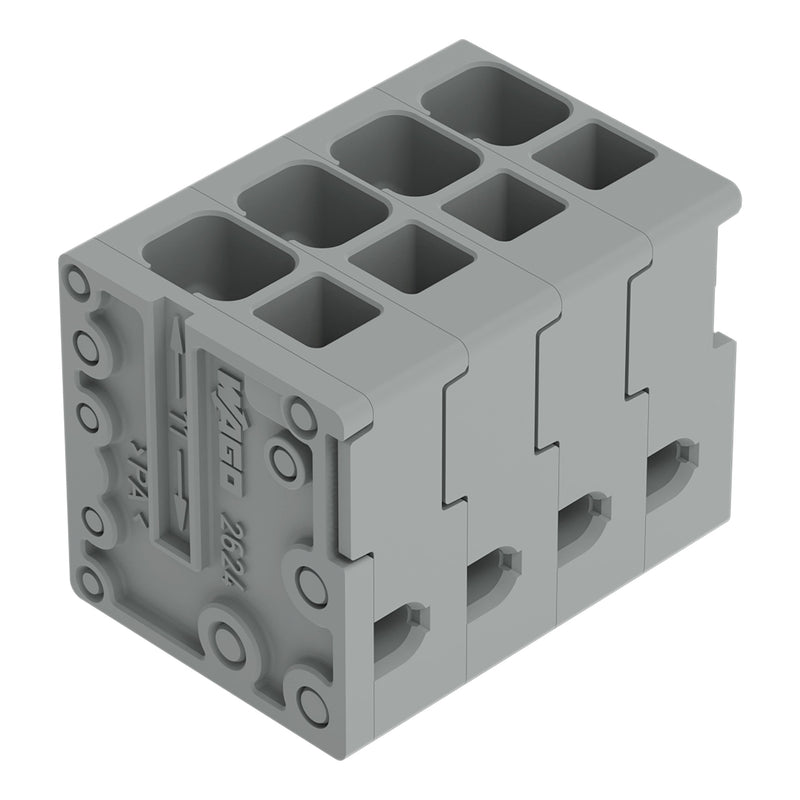 WAGO - Leiterplattenklemme 2624-3114 4mm² − 35 Stück