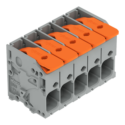 WAGO - Leiterplattenklemme 2606-1105 6mm²,gr − 50 Stück