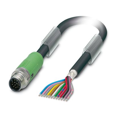 Phoenix Contact - Konfektioniertes Sensor-Aktor-Kabel Sensor-/Aktor-Kabel SAC-12P-MS/1#1565356 − 25 Stück