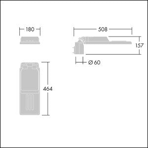 Thorn - Straßen- und Platzleuchte LED-Straßenleuchte IS XS 24L #96636337 730