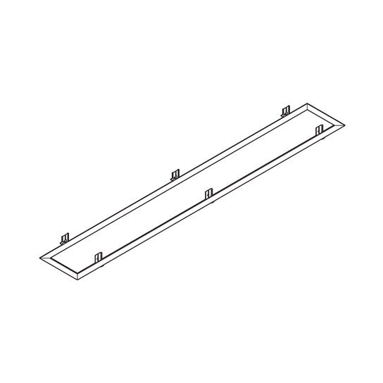 Siteco - Zubehör/Ersatzteile für universelles Aufhängesystem Einbaurahmen 59MQ16005021