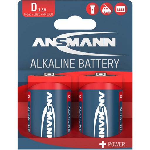 Hückmann - Batterie 1,5V Mono D 133573(VE 2) Bli2 Ansmann