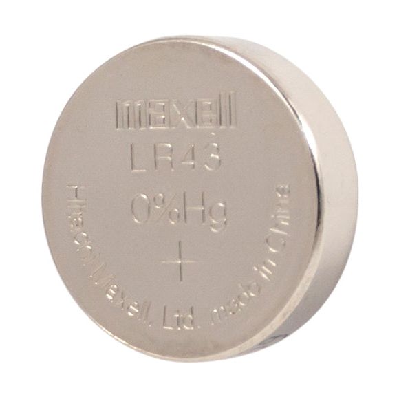 Hückmann - Batterie Knopfzelle 1,5V AG12 AG12/LR43(VE 10) 10er Streif Maxell