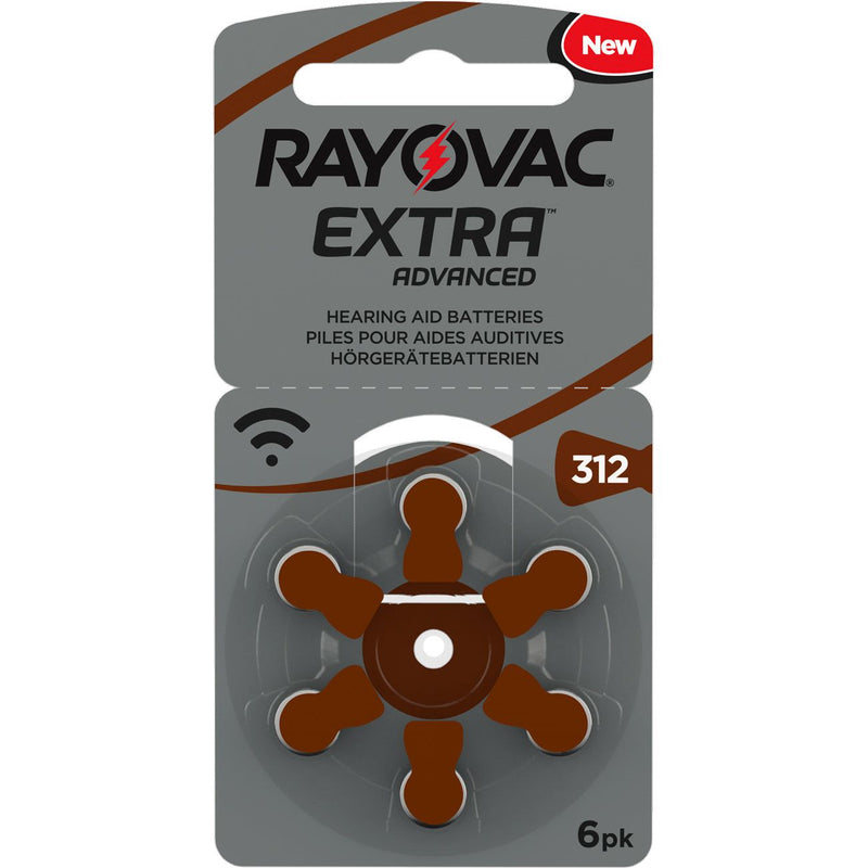 Hückmann - Batterie Hörgerätebatterie 1,4V 105219(VE 6) Bli6 Rayovac