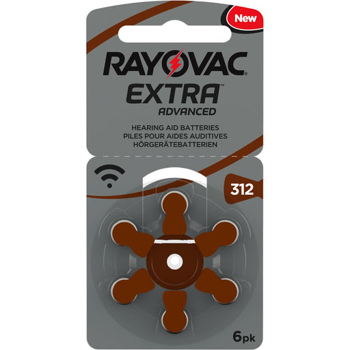 Hückmann - Batterie Hörgerätebatterie 1,4V 105219(VE 6) Bli6 Rayovac
