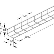Niedax - Gitterrinne Winkelgitterrinne GRL 60.090 − 3 Meter