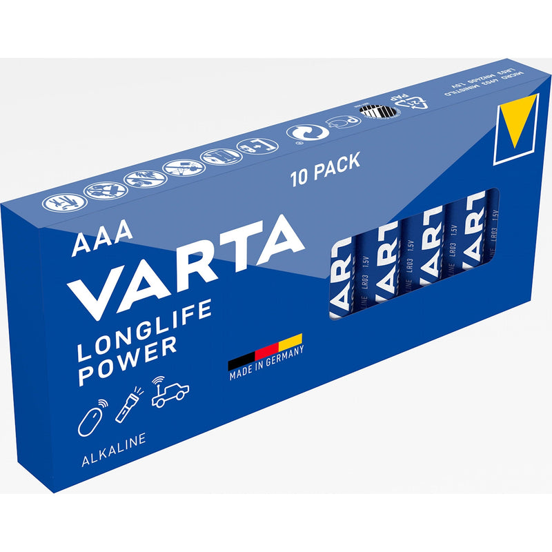 Varta Cons.Varta - Batterie Longl.Power 4903 Stk.1 AAA Micro, R3, Al-Mn − 10 Stück