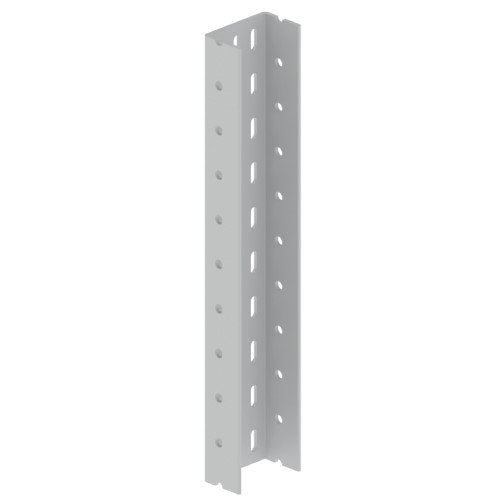Unex - Stiel/Profilschiene Iso. U-Profil aus U23X 66806 gelocht grau 2m − 24 Meter