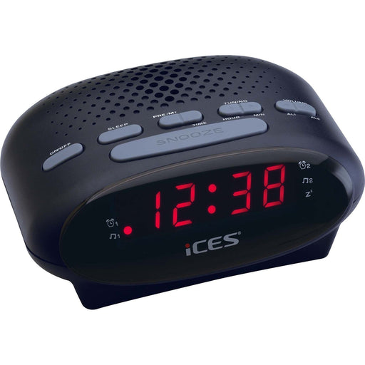 ICES - Radio Uhrenradio Ices ICR-210 black UKW