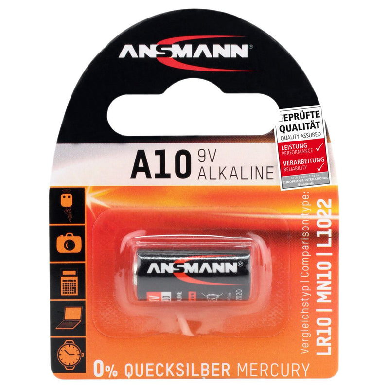 Hückmann - Batterie 9V A10 Bli1 Ansmann − 10 Stück