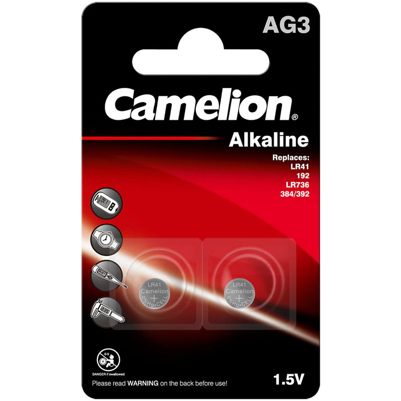 Hückmann - Batterie Knopfzelle 1,5V AG3 141226(VE 2) Bli2 Camelion − 20 Packung