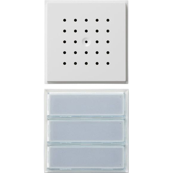 Gira - Türstation für Türkommunikation Türstation 126166 UP 3fach rws LED ws