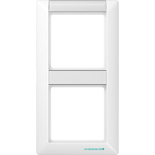 Jung - Abdeckrahmen Rahmen 2-fach aws ABAS 582 NA WW senkrecht