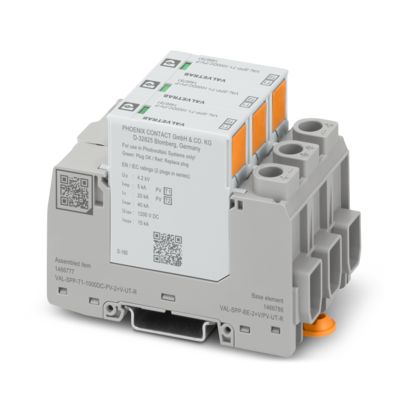 Phoenix Contact - Überspannungsableiter für Energietechnik/Stromversorgung Blitzstrom- /Überspannungs VAL-SPP-T1-1#1466777 ableiter Typ 1/2
