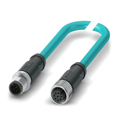 Phoenix Contact - Konfektioniertes Sensor-Aktor-Kabel Netzwerkkabel NBC-M12MS/55#1354078 − 10 Stück