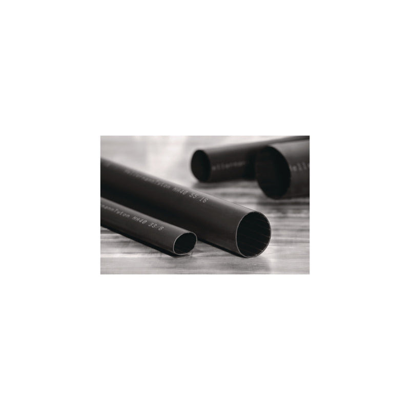 HellermannTyton - Schrumpfschlauch Warmschrumpfschlauch HA40-75/22-1000-BK schwarz − 2 Meter