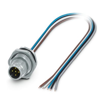 Phoenix Contact - Rundsteckverbinder, Einbau (mit Leitung) Gerätesteckverbinder SACC-DSI-MS-#1027697 Hinterwand