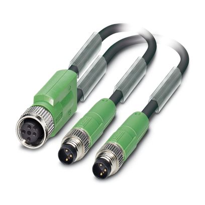 Phoenix Contact - Konfektioniertes Sensor-Aktor-Kabel Sensor-/Aktor-Kabel SAC-3P-FY/2X#1630580 − 50 Stück