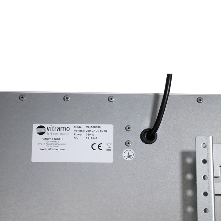 Vitramo - Infrarot-Strahlungspaneel Infrarotheizung VL-A12060 ws Wand