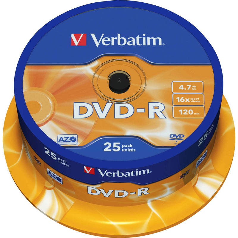 Verbatim - Speichermedium digital DVD-R 43522 (VE25) Cakebox 25 Discs