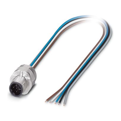 Phoenix Contact - Rundsteckverbinder, feldkonfektionierbar (Industriesteckverbinder) Gerätesteckverbinder SACC-EC-MSB-#1239875 Vorderwand