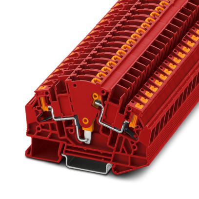 Phoenix Contact - Trenn- und Messtrenn-Reihenklemme Messwandler-Trennklemme PTVME 6/S RD − 50 Stück