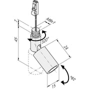 Hera - Downlight/Strahler/Flutlicht LED-Spot 61001720102 drehbar