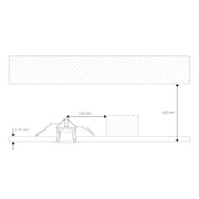 Radium Lampenwerk - Zubehör/Ersatzteile für Lichtschlauch/-band Alu-Profil Einbau 2m TRPA4214 weiß