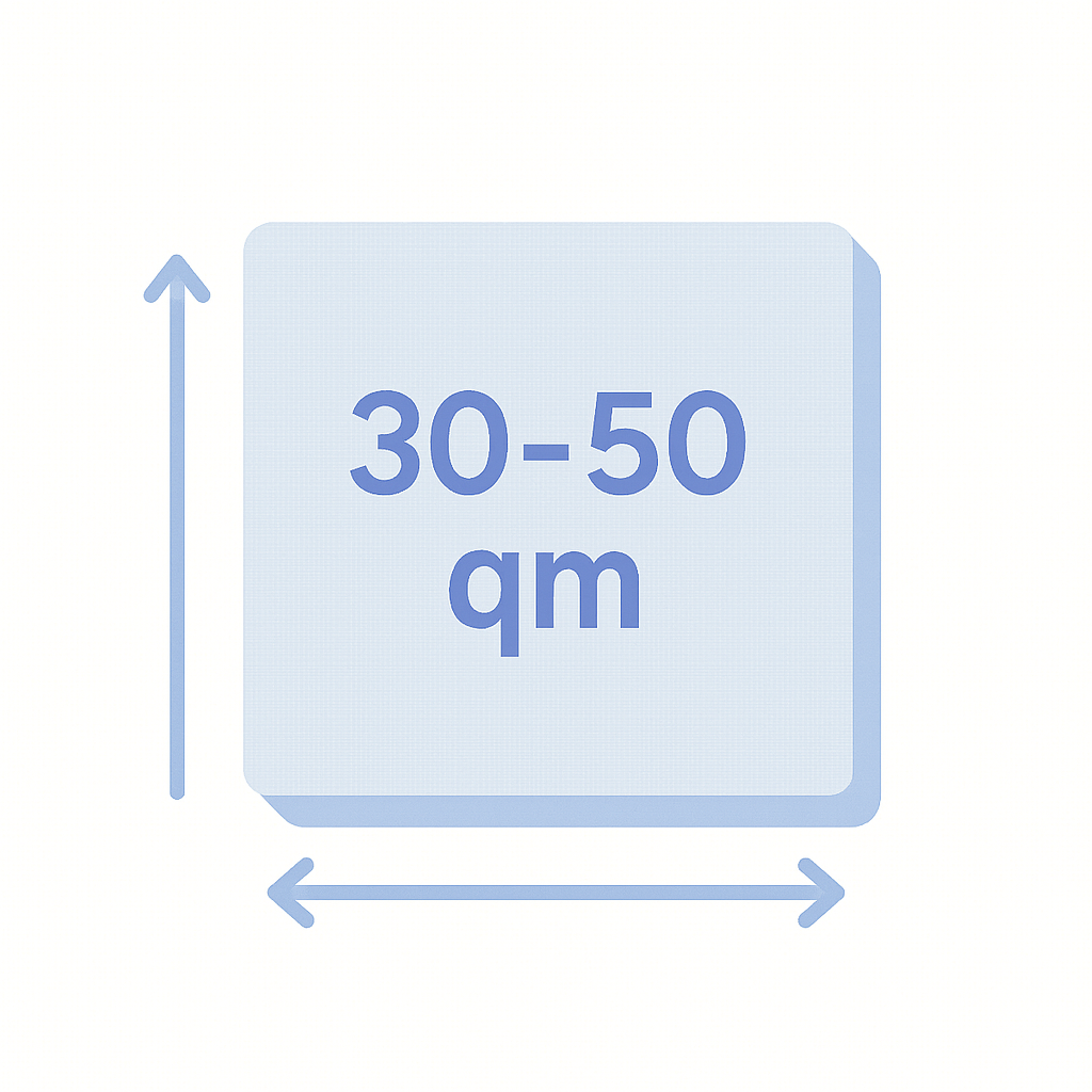 30–50 qm