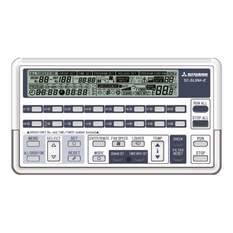 Mitsubishi Heavy - Zentralfernbedienung SC-SL2NA-E