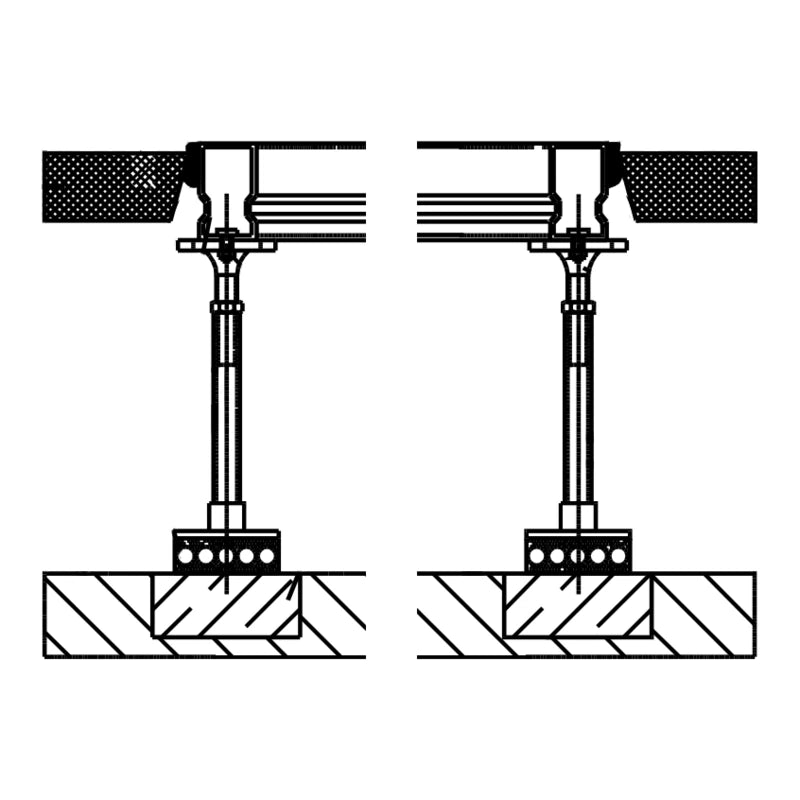 S-Klima - Doppelbodensockel EDB3D-S