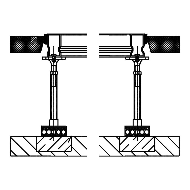 S-Klima - Doppelbodensockel EDB2D-S