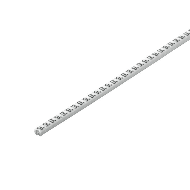 Weidmüller - Kabelmarkierungssystem Leitermarkierer CLI C02-3 WS/SW 8 CD 3x3,4mm,weich,weiß − 500 Stück