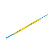 Weidmüller - Kabelmarkierungssystem Leitermarkierer CLI R 1-3 GE/SW Z m.Montagedorn − 10 Stück