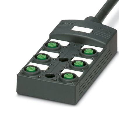 Phoenix Contact - Passiver Sensor-/Aktor-Verteiler (mit Leitung) Verteilerbox SACB-6/ 6-L-#1272127