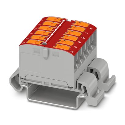 Phoenix Contact - Durchgangs-Reihenklemme Verteilerblock PTVFIX 12X2,#1019534 − 20 Stück