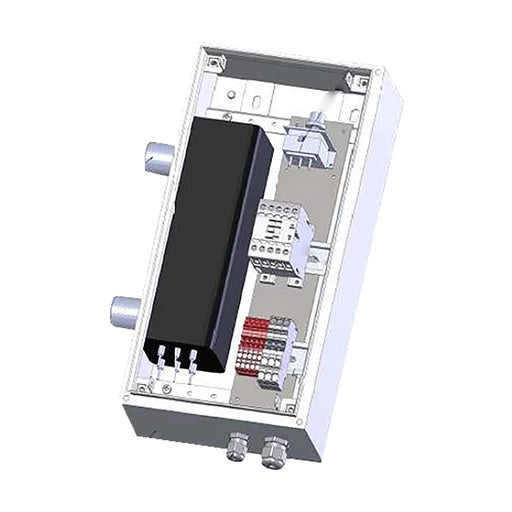 S-Klima - Elektroheizung 6 kW möglich. Zur Wandinstallation im Innenbereich vorgesehen. STS-EH-60-1