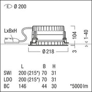 Zumtobel Group - Downlight/Strahler/Flutlicht LED - Downlight PANOS R  #62926876 840