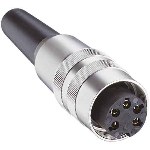 Lumberg Connect - Rundsteckverbinder, feldkonfektionierbar (Industriesteckverbinder) Kupplung m.Schraubverschl. KV120 12pol